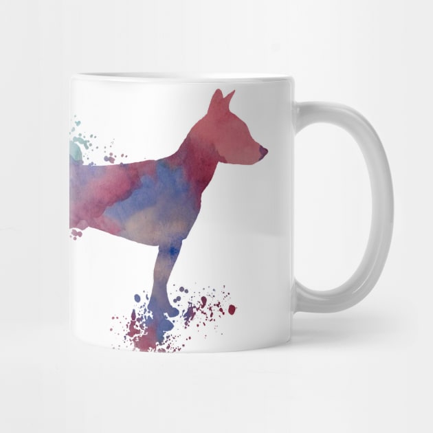 basenji dog art by TheJollyMarten